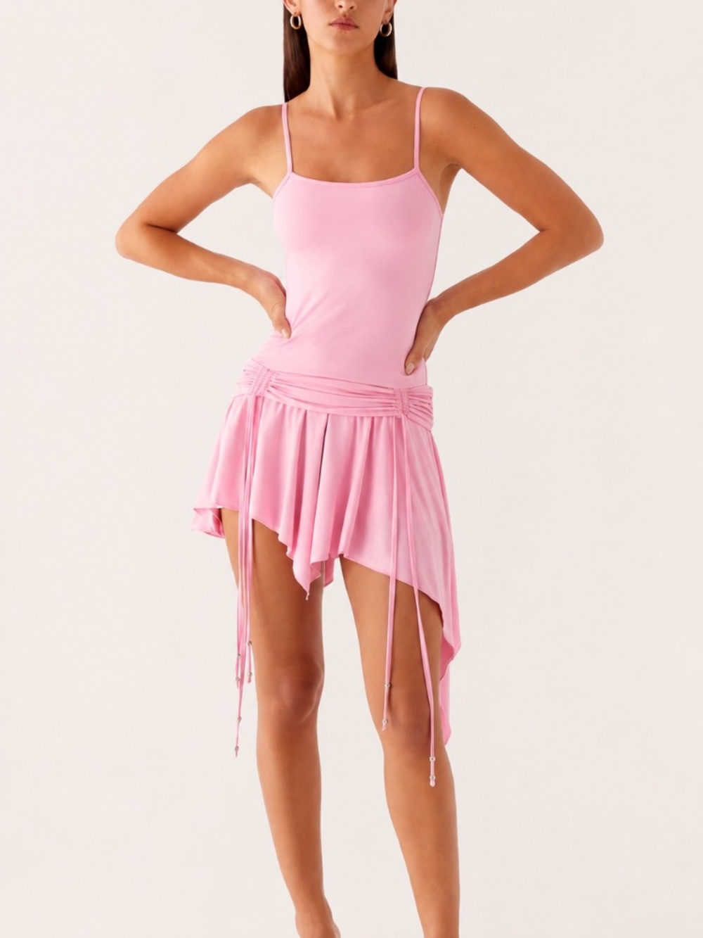 NWT! Peppermayo | XS | Lino Mini Dress | Baby Pink